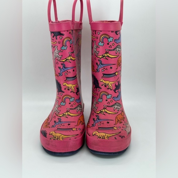 Toddler Cat & Jack Dinosaur Pattern Rain Boots - Picture 1 of 14